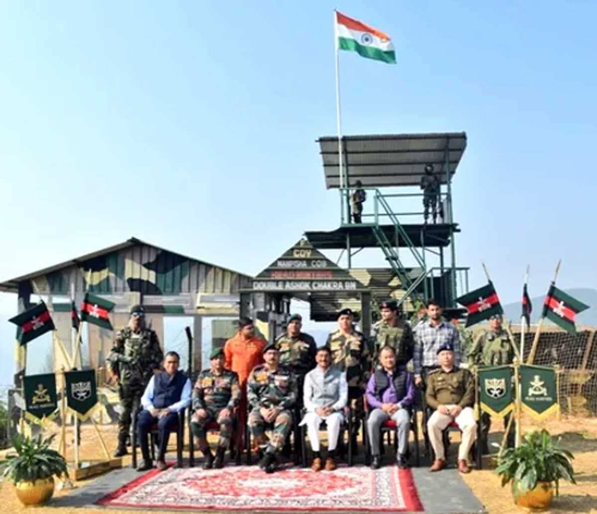 रक्षा राज्य मंत्री का मणिपुर दौरा, असम राइफल्स की तैयारियों का लिया जायजा